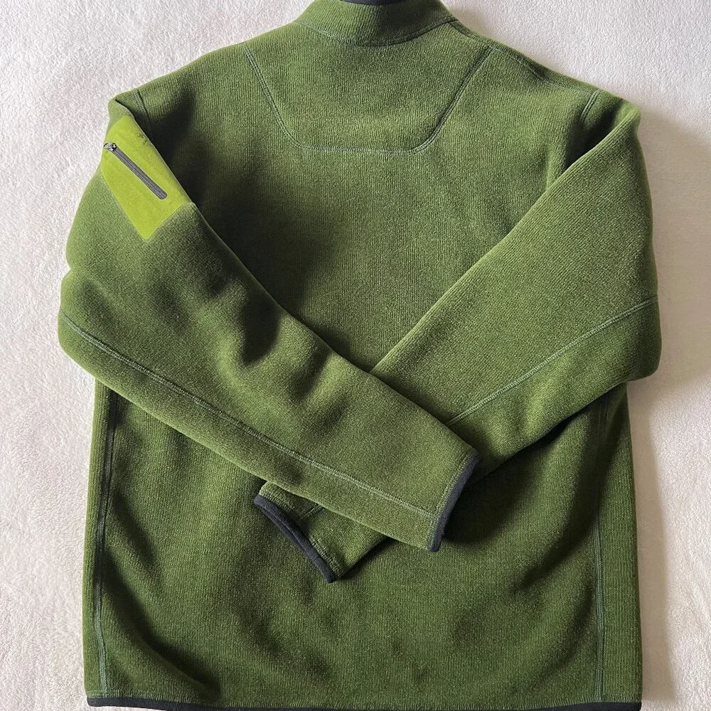 NWOT Arc'teryx Vintage 'Covert' full zip jacket size M in Green Bean - men's - Picture 5 of 9